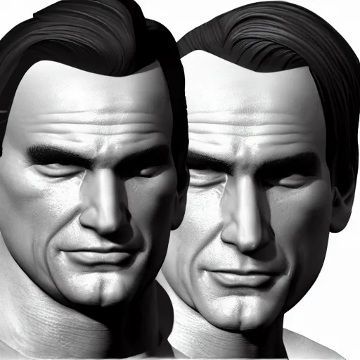 Image similar to Jair Bolsonaro, ZBrush