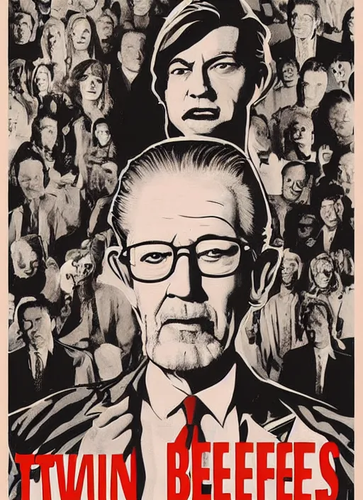 Image similar to twin peaks movie poster art by elmore leonard