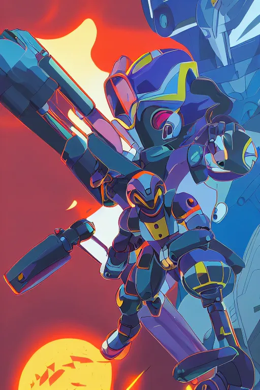 Image similar to robot ninja mask helmet megaman x zero rockman 2 0 2 2 switch game boss legacy collection fanart artsation, art gta 5 comics, behance hd by jesper ejsing, by rhads, makoto shinkai and lois van baarle, ilya kuvshinov, rossdraws global illumination ray tracing