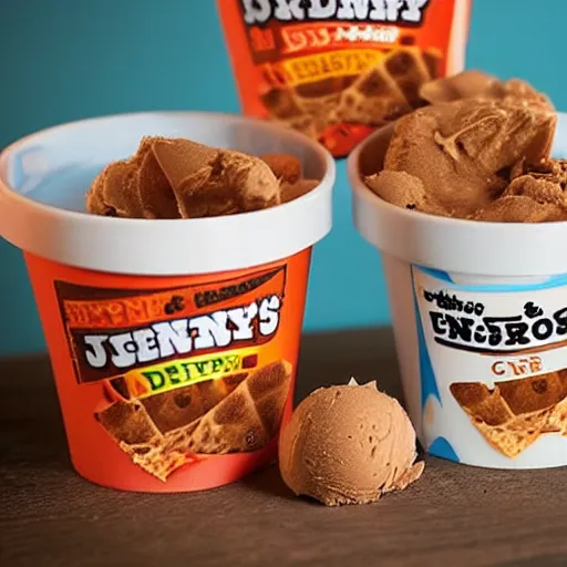 Image similar to doritos flavoured ben and jerry's ice cream