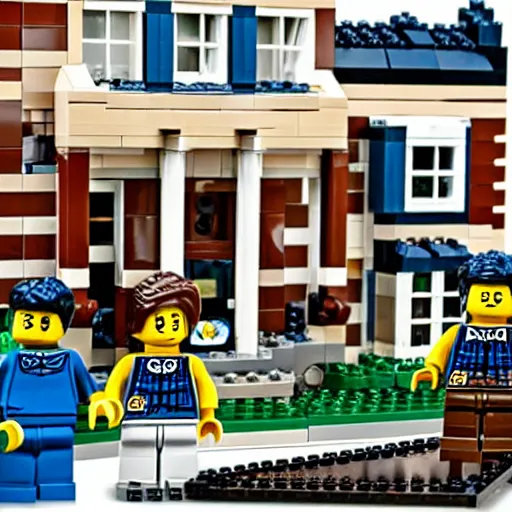 Image similar to fbi raid on mara lago lego set