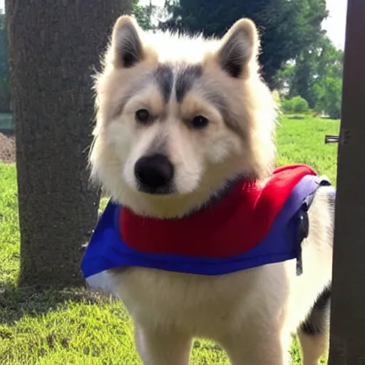 Prompt: a canine thor