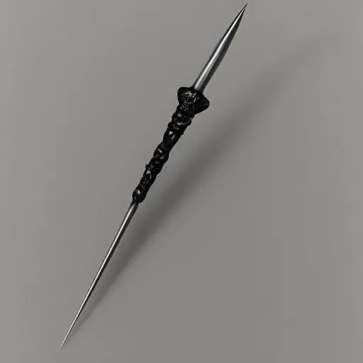 Image similar to short spear with a spike at the bottom of the handle