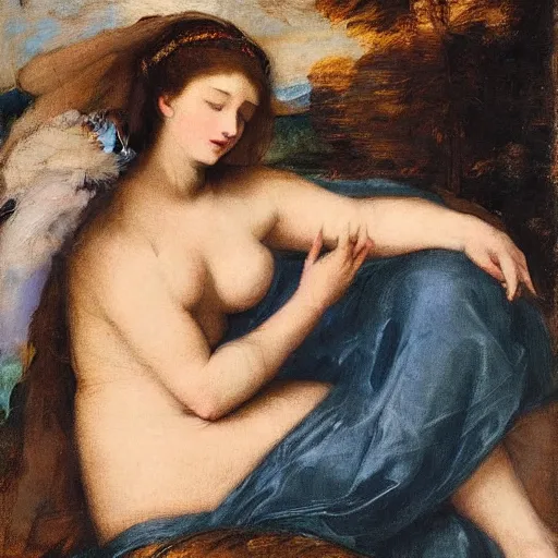 Prompt: artwork by titian