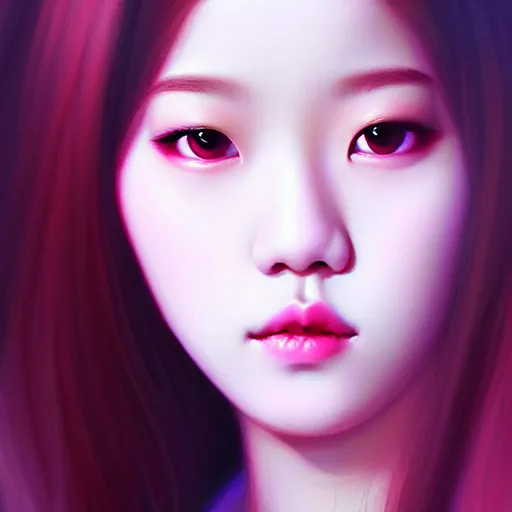 Image similar to jisoo of blackpink, hyperrealistic portrait, by justine florentino, fantasy art, photo realistic, dynamic lighting, artstation, poster, volumetric lighting, very detailed face, 8 k, award winning