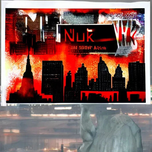 Image similar to nuke hits nyc