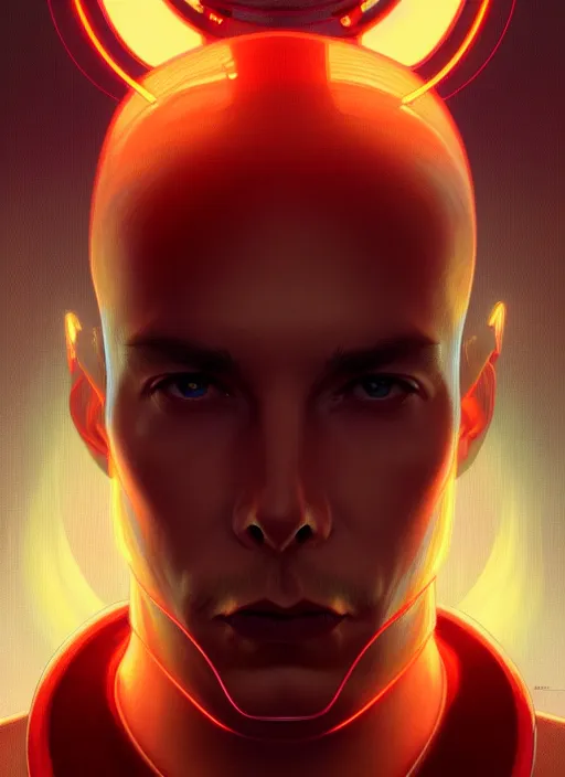 Prompt: symmetry!! portrait of tesla male, chemisty, sci - fi, glowing lights!! intricate, elegant, highly detailed, digital painting, artstation, concept art, smooth, sharp focus, illustration, art by artgerm and greg rutkowski and alphonse mucha, 8 k