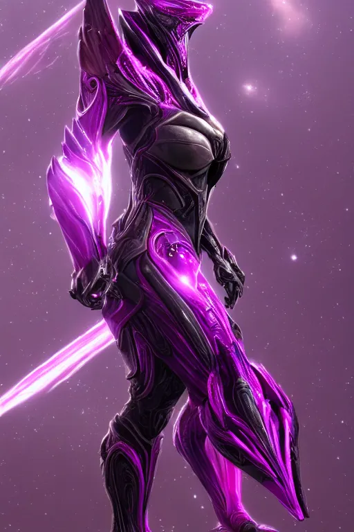 Image similar to galactic hyperdetailed elegant beautiful stunning giantess saryn warframe dragon goddess paw shot, sharp spines, sharp metal ears, smooth purple eyes, smooth fuschia skin, silver armor, bigger than galaxy, epic proportions, epic scale, epic size, warframe fanart, destiny, furry, dragon art, goddess, giantess, furaffinity, octane render