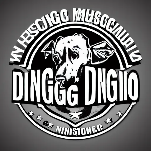 Image similar to logo for sgt dingo, the musician, rendered, rasterized, clean lines