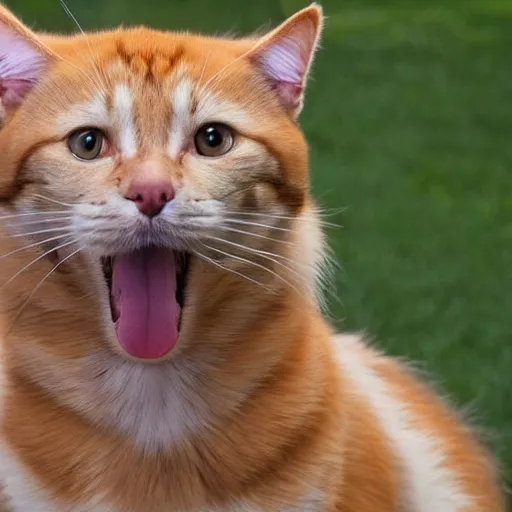 Image similar to half dog half cat, realistic, 4k