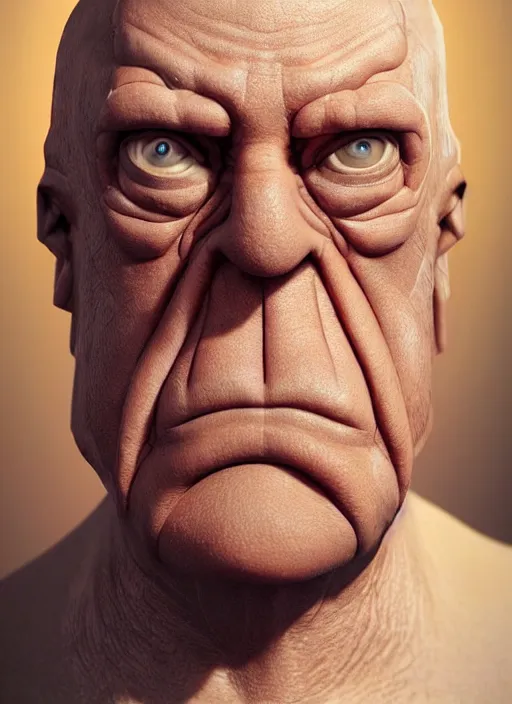 Image similar to 3 0 0 0 ( dr. john a. zoidberg ), portrait photography feroflex photorealistic studio lighting ektachrome detailed intricate face details, ultradetails, beautiful face, realistic shaded perfect face, extremely fine details, artstation