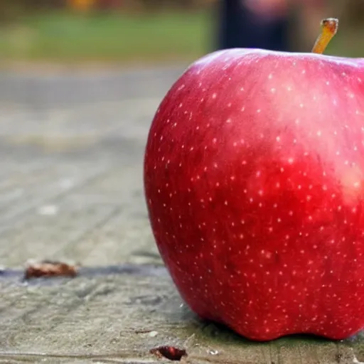 Prompt: an apple shaped like a young christina applegate