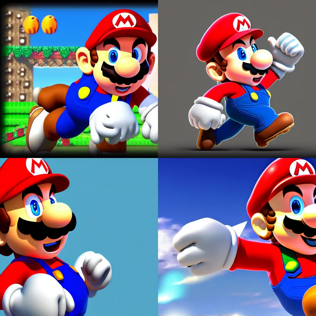 Prompt: Mario dabbing, nintendo, cinematic, high resolution 8k,