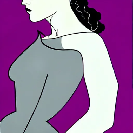 Image similar to jennifer lawrence as the bride of frankenstein, patrick nagel art style