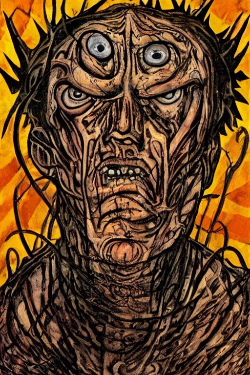 Image similar to tinnitus, by clive barker