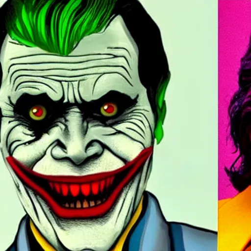 Image similar to Willem Dafoe as the joker