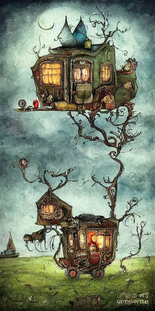 Image similar to a caravan by alexander jansson