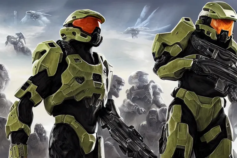 Prompt: snoop dogg in halo