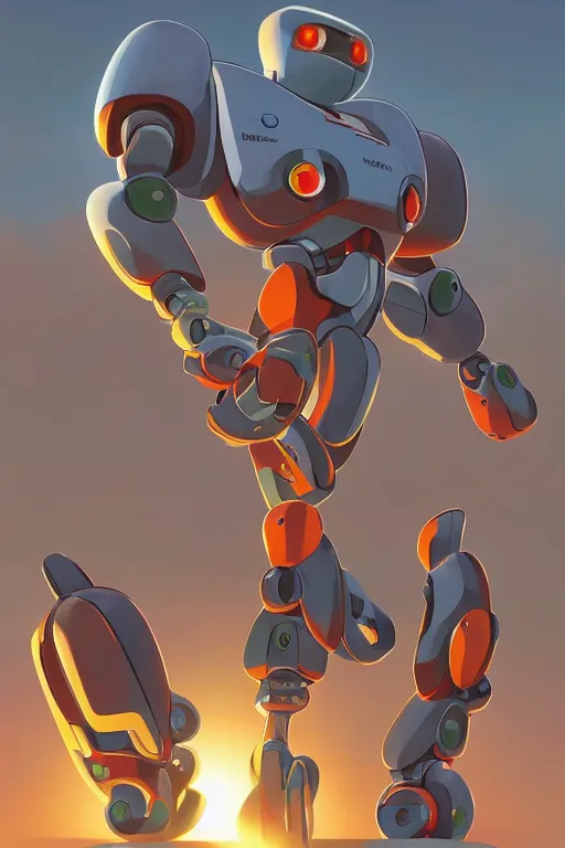 Image similar to metabots medabots medarotto medarot robot minimalist comics, behance hd by jesper ejsing, by rhads, makoto shinkai and lois van baarle, ilya kuvshinov, rossdraws global illumination ray tracing hdr radiating a glowing aura