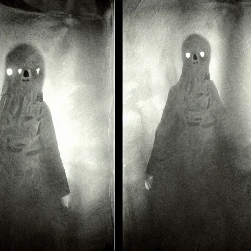 Image similar to a very creepy photo of an unknown creature