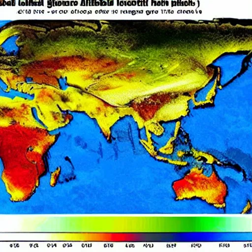 Image similar to earth after apocalyptic global warming