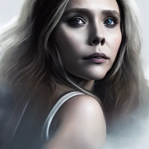 Prompt: Elizabeth Olsen in Arcane, photorealistic details, intricate, highly detailed, trending on artstation, 4k, 8k