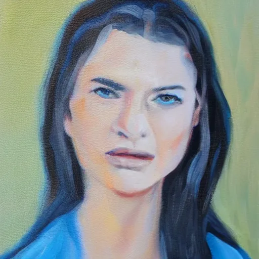 Prompt: emma fiore oil painting