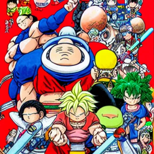 Image similar to akira toriyama art