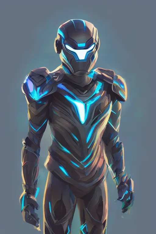 Image similar to armor suit helmet of wakanda king queen global illumination ray tracing hdr fanart arstation concept art, matte, by anton fadeev