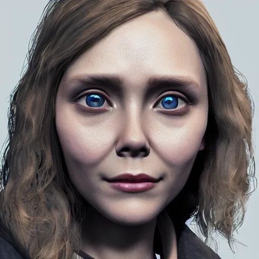 Image similar to [ [ [ lightbulb ] ] ]!! has an elizabeth olsen face, trending on zbrush, unreal engine 5, cgsociety contest winner, intricate, detailed, 4 k quality, concept art