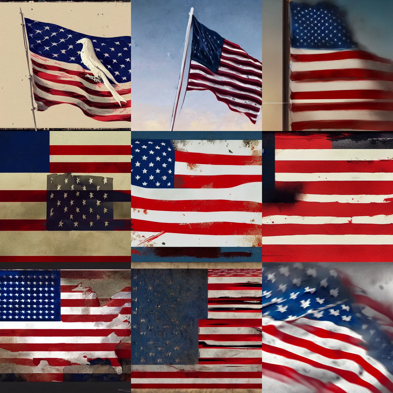 Prompt: a flag of united states,digital art,ultra realistic,ultra detailed,art by greg rutkowski
