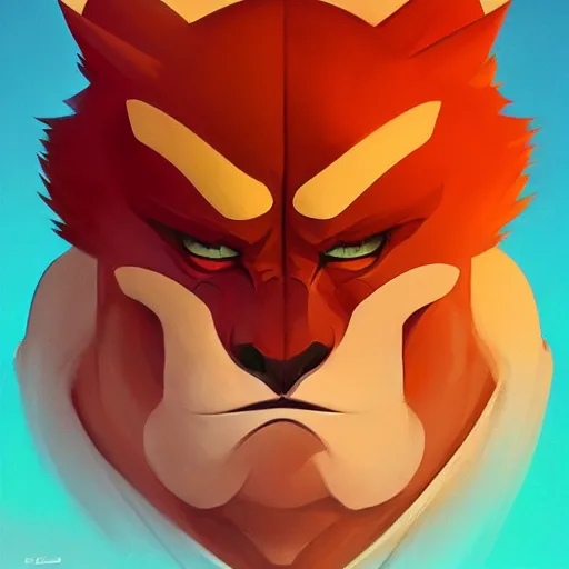 Image similar to face icon stylized minimalist thundercats, loftis, cory behance hd by jesper ejsing, by rhads, makoto shinkai and lois van baarle, ilya kuvshinov, rossdraws global illumination