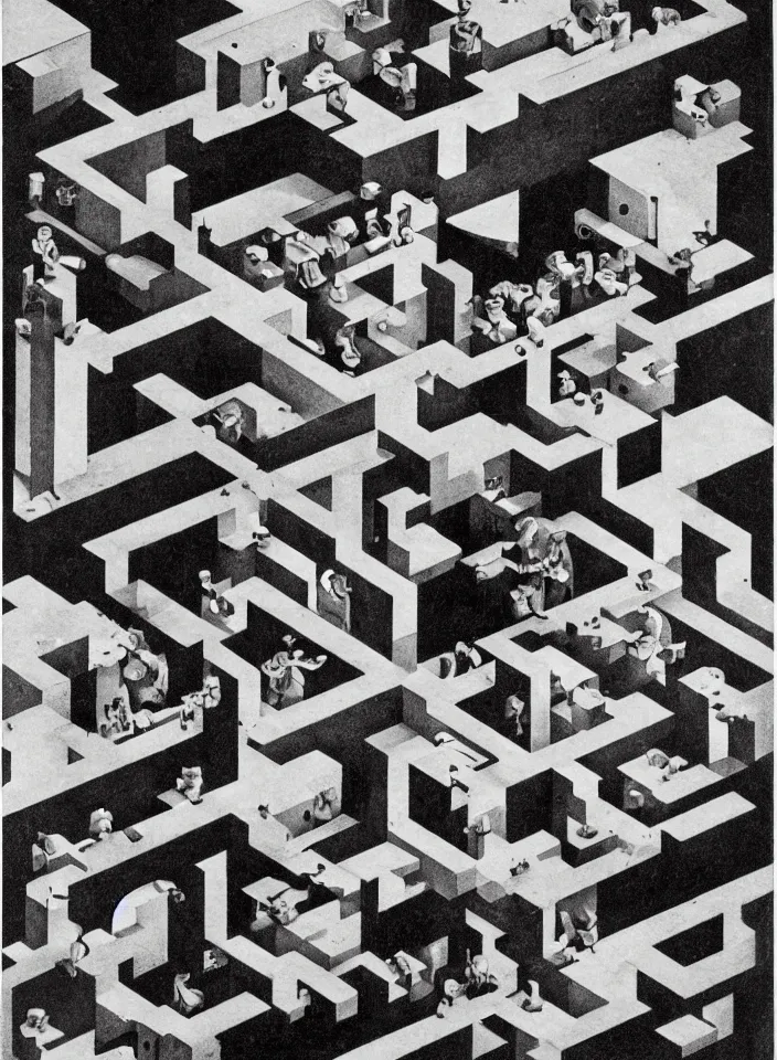 Prompt: the essence of the chemical element lithium, by m. c. escher