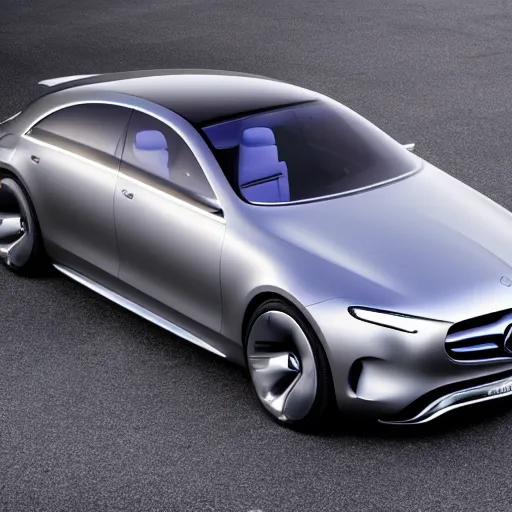Image similar to Mercedes Benz concept car, four door