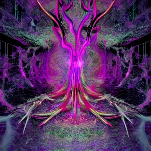 Image similar to fluid chaos dialog generative dimensional nightmare, fragment neural msonantlers scape chaos, oblivion bleach gregation extruscape psychic, crystal chaos deeplearning compression filtered, hystermlp sculpture dissoldigitalart chaos