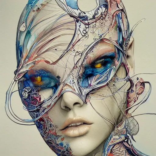 Prompt: pour painting art, watercolor, pen and ink, intricate lines, elegant, extreme detail, smooth, sharp focus, art by james jean, ross tran, peter morbacher