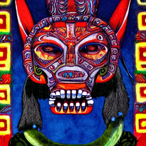 Image similar to portrait of xolotl