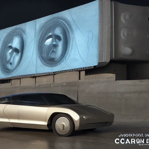 Prompt: sci-fi organic form car and wall structure in the coronation of napoleon painting by Jacques-Louis David in the blade runner 2049 film and point cloud digital billboard organic architecture forms artwork by caravaggio unreal engine 5 keyshot octane lighting ultra high detail ultra hyper realism 8k 16k in plastic dark tilt shift full-length view