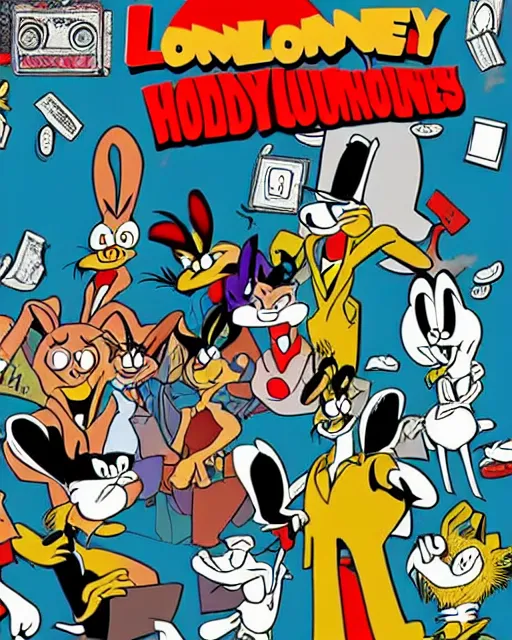 Image similar to looney toons, body horror