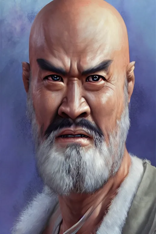 Prompt: a full body high detail fantasy portrait oil painting illustration of heihachi mishima by justin sweet with face and body clearly visible, in a scenic background, pretty eyes, realistic proportions, d & d, rpg, forgotten realms, artstation trending, high quality, sombre mood, artstation trending, muted colours, entire person visible!