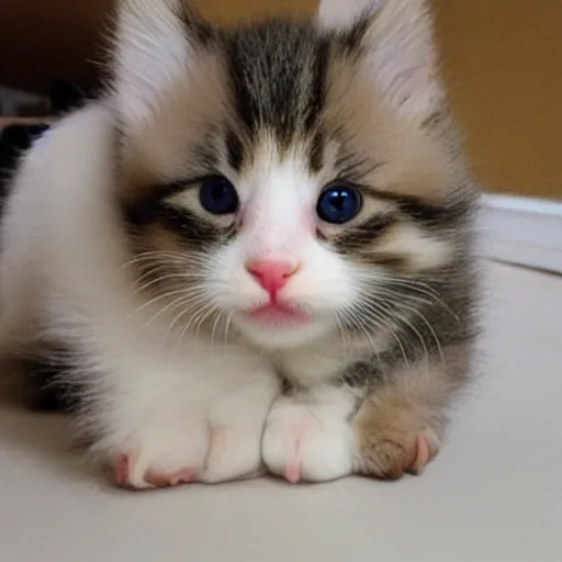 Image similar to fat baby kitten