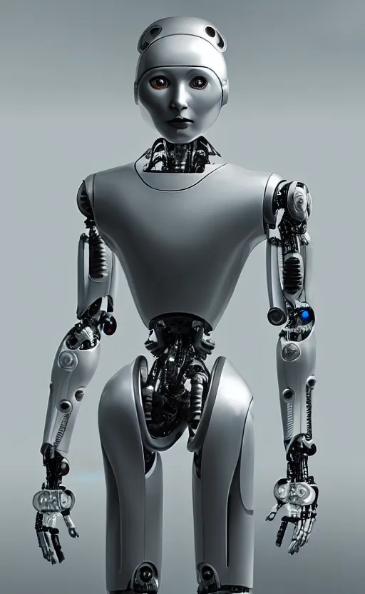 Image similar to sci - fi, human - robot concept, high definition, biorobot