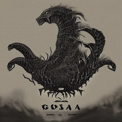 Image similar to gojira album cover, high detail
