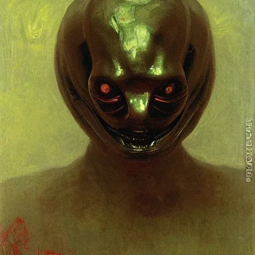 Image similar to alien by ilya repin