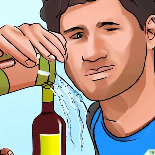 Image similar to wikihow to turn water into wine