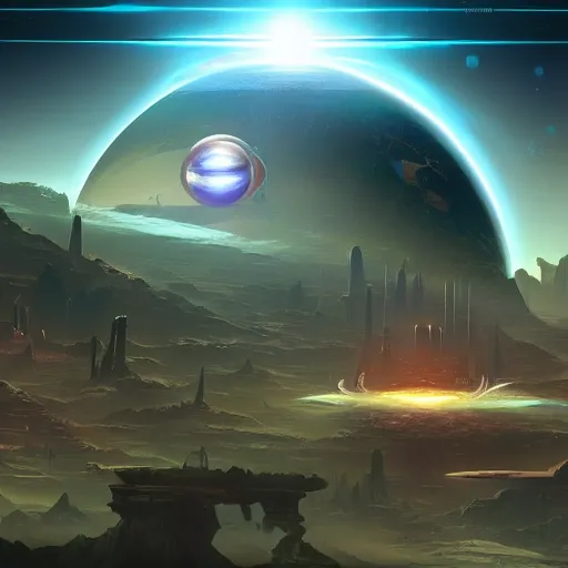 Image similar to futuristic screen depicting a planet with labels, infographic style, sci fi concept art by tyler edlin, antoine blanchard, thomas cole