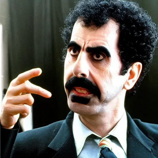 Prompt: borat is king of the universe