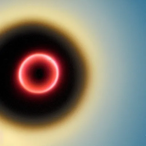 Image similar to first ever photo of a real black hole