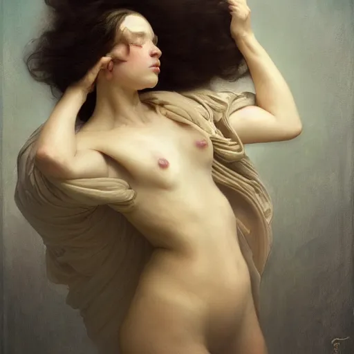 Prompt: the tardigrade of life!!!!!! | by roberto ferri, by tom bagshaw, by j. c. leyendecker and klimt, american romanticism, artstation, cgsociety, highly detailed oil painting, very intricate, cinematic lighting, award - winning