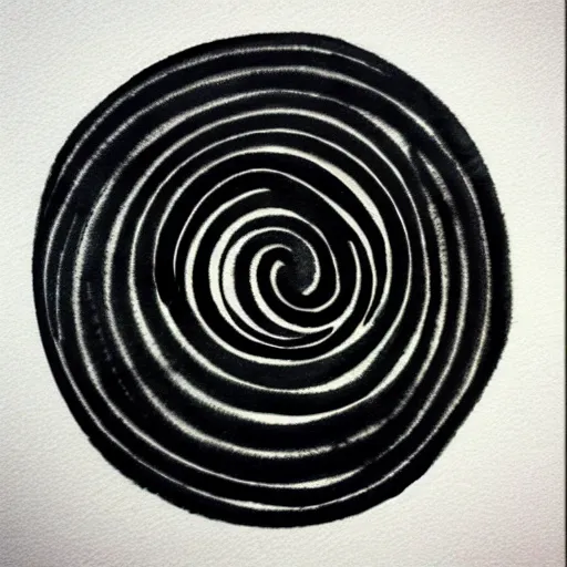Image similar to zen enso ink